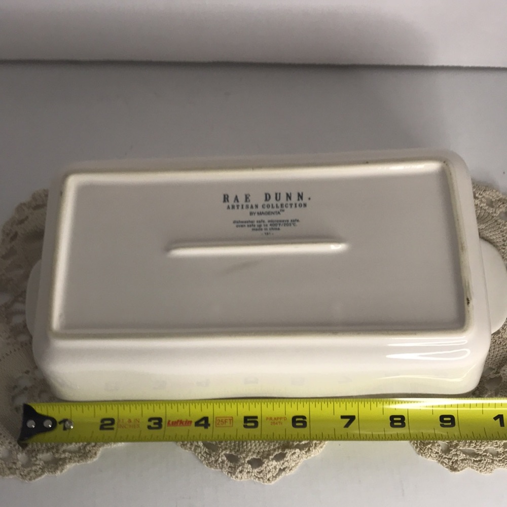 New Rae Dunn Loaf Pan “Cozy” - Picture 5 of 7